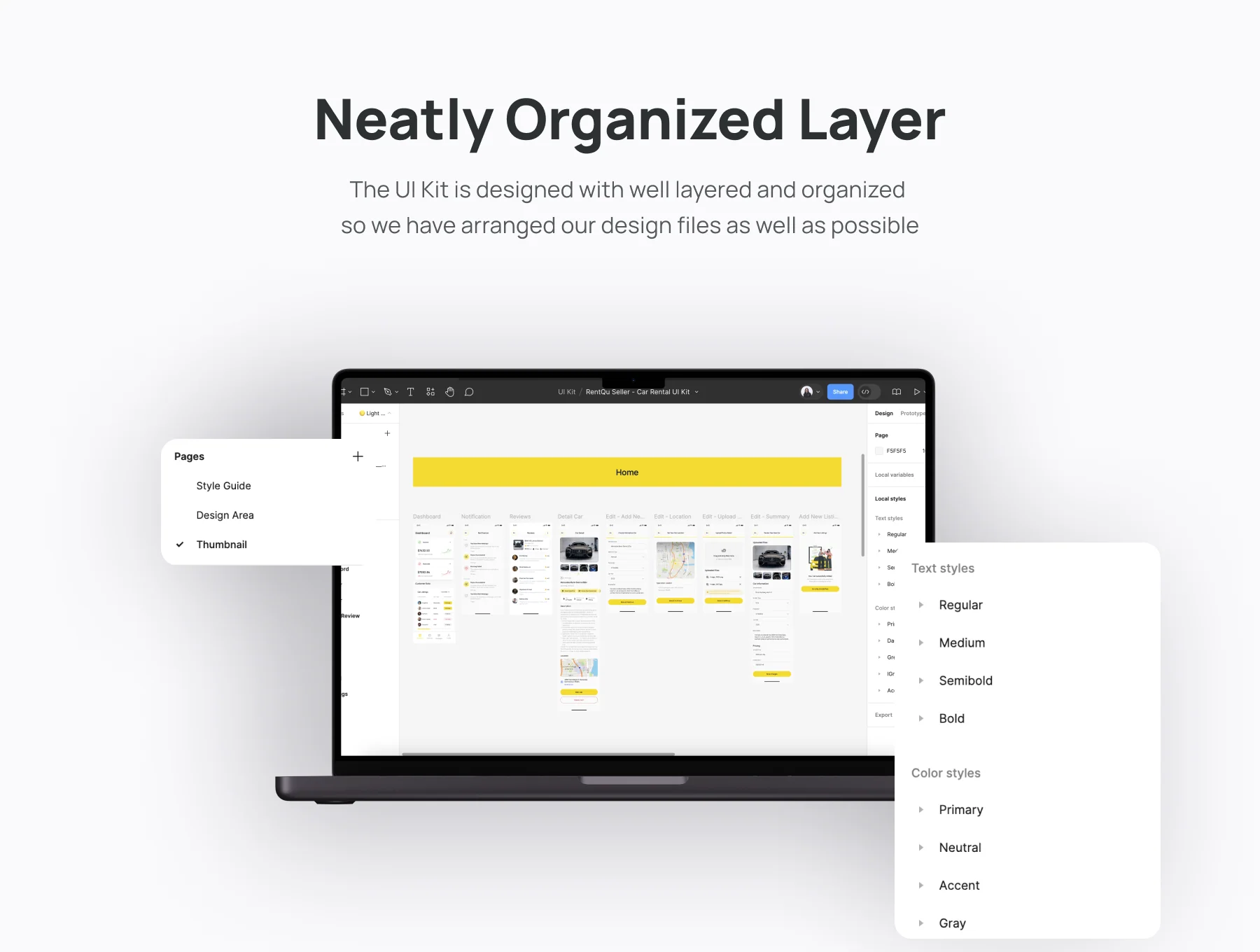 RentQu Seller - Car Rental Seller UI Kit App 3