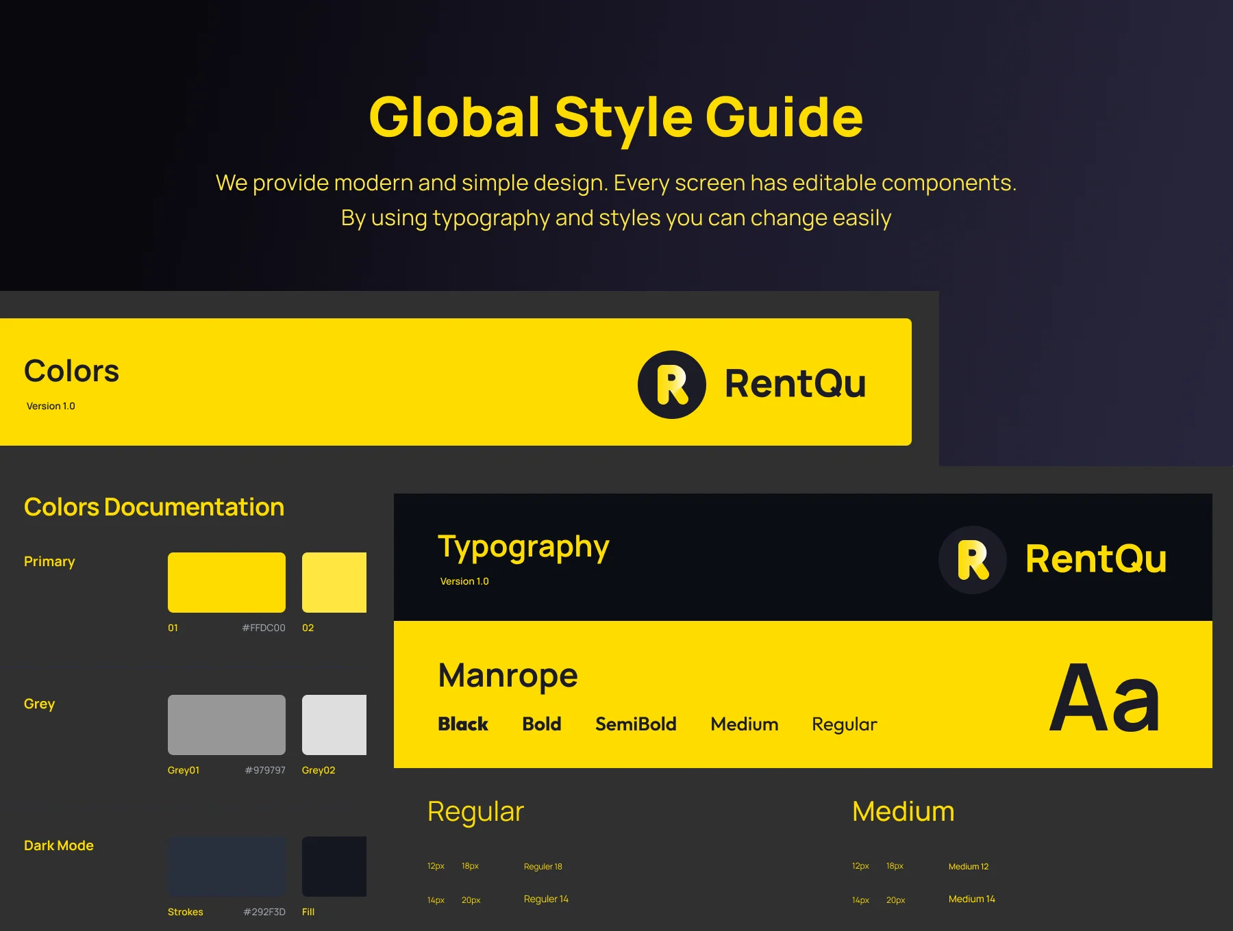 RentQud - Dashboard Vehicle Rent UI Kit App 3