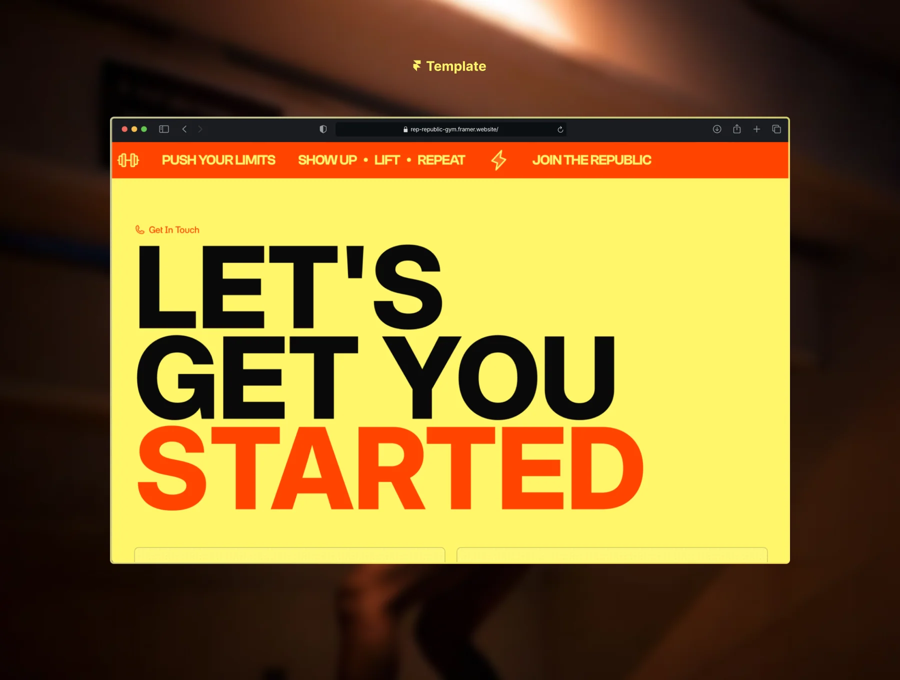 Rep Republic - Premium Gym & Fitness Studio Template 5