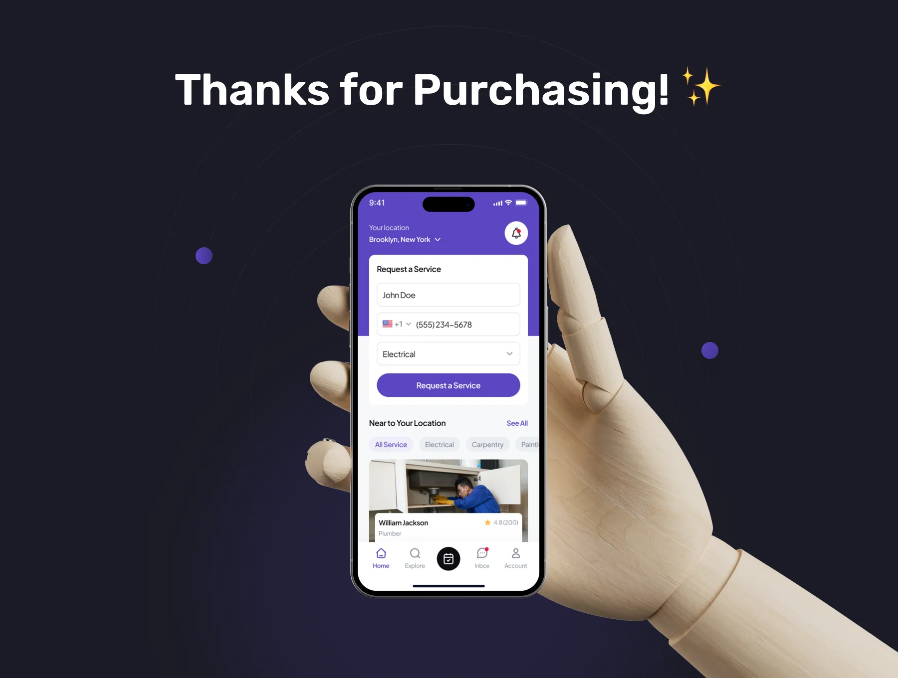 Repairly - Home Services App UI Kit 8