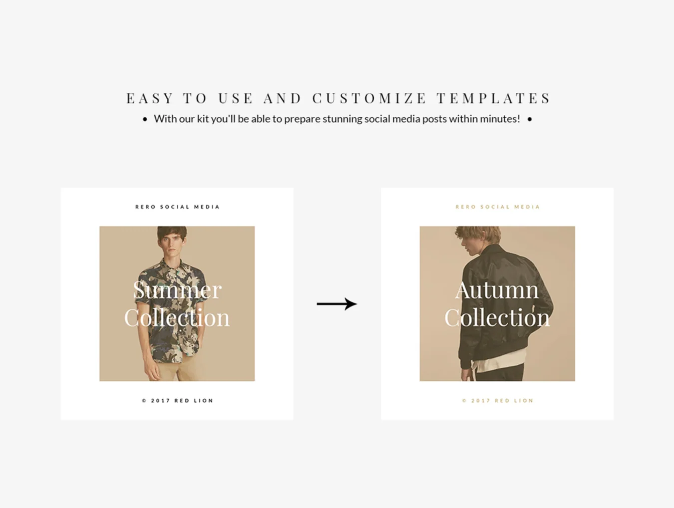 Rero Fashion Social Media Kit 2