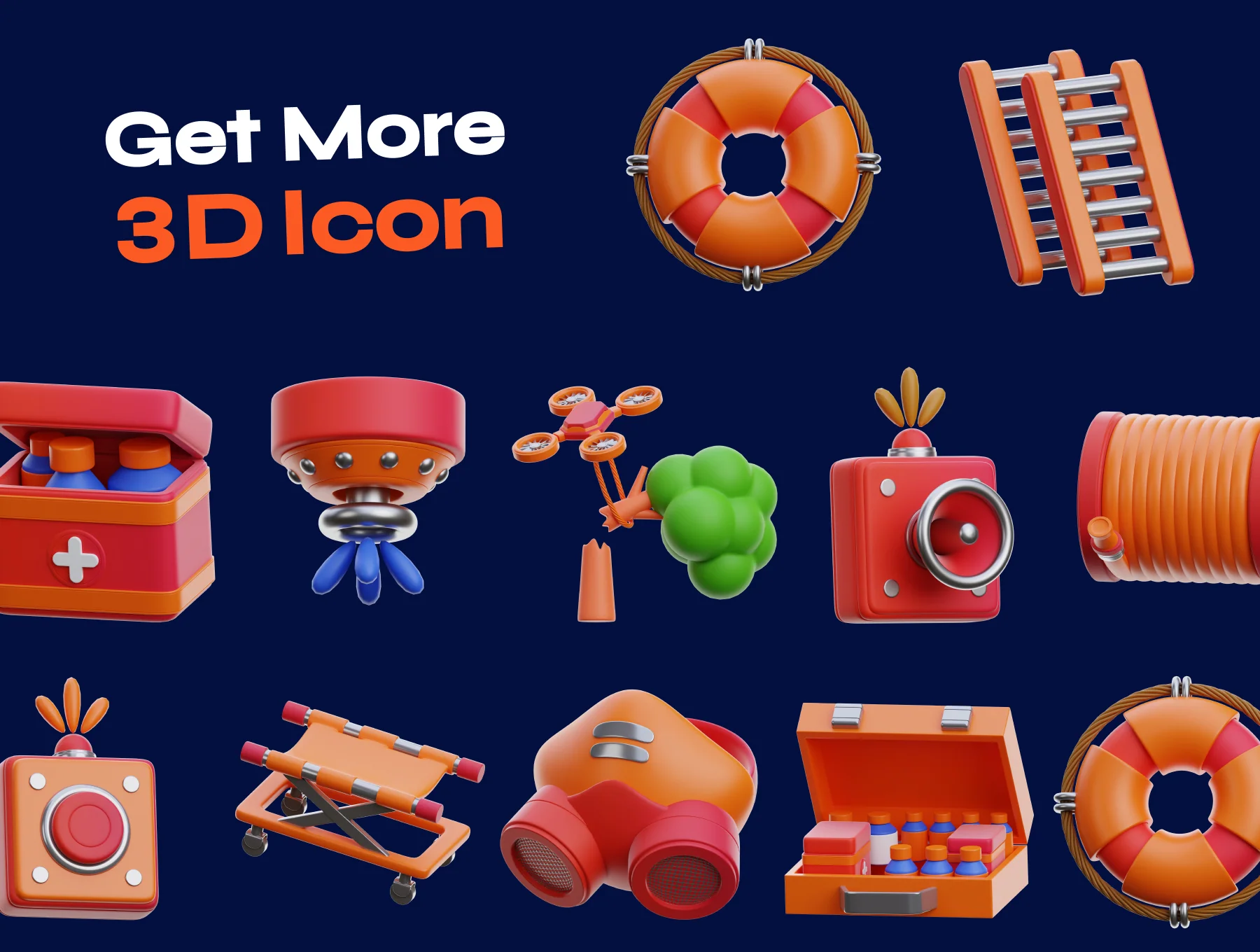 Rescue and response 3D Icon 7