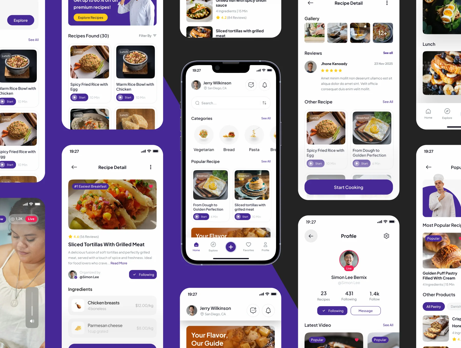 Resevo - Food Recipe App Ui Kits 5