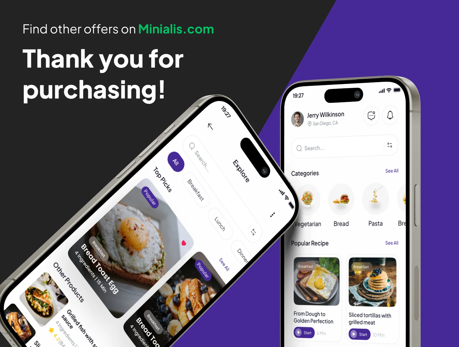 Resevo - Food Recipe App Ui Kits 6