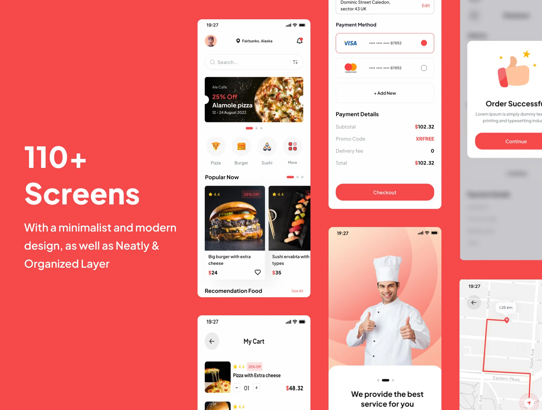 Resfood - Food Delivery App UI Kits 2