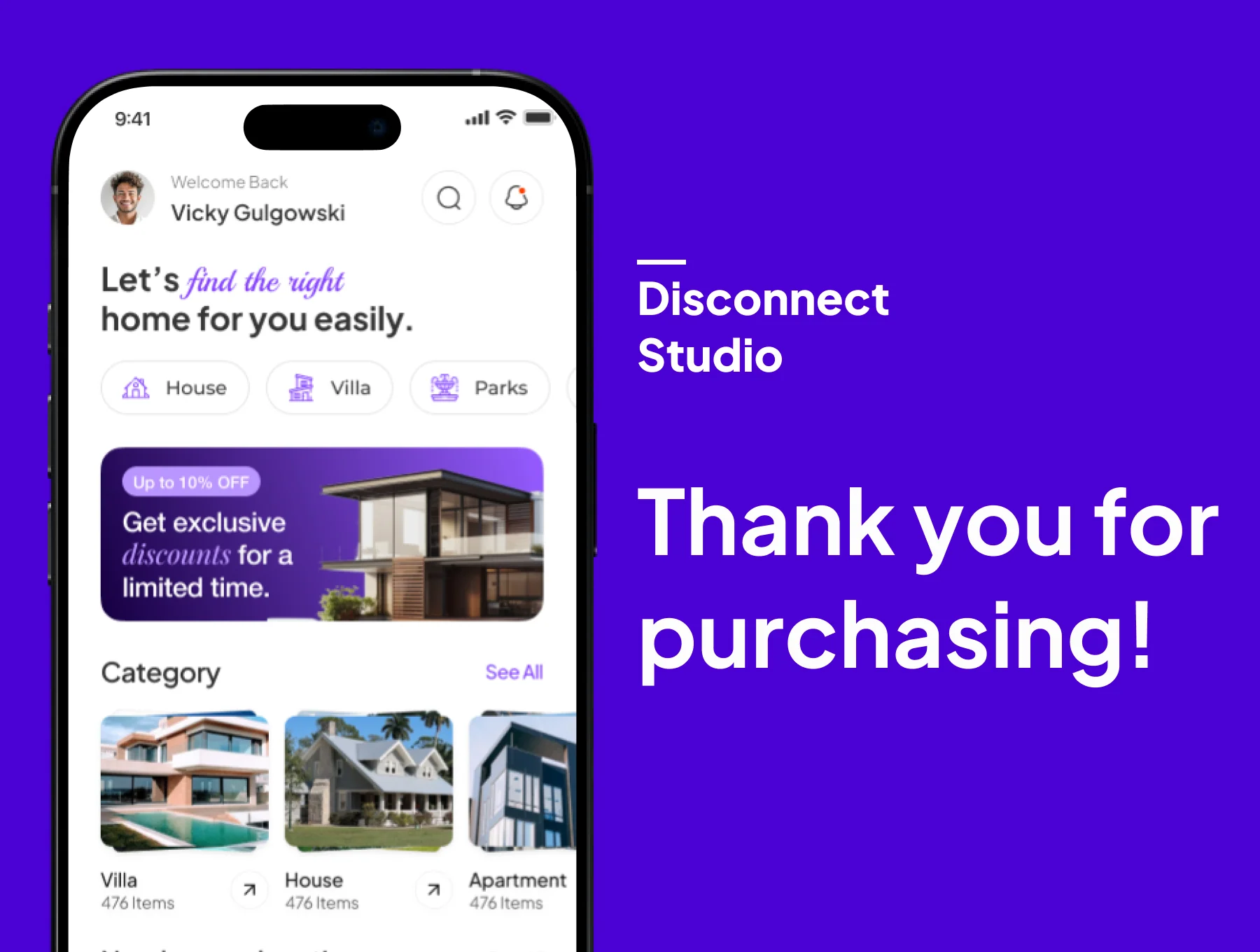 Residra - Real Estate Mobile App UI Kits 6
