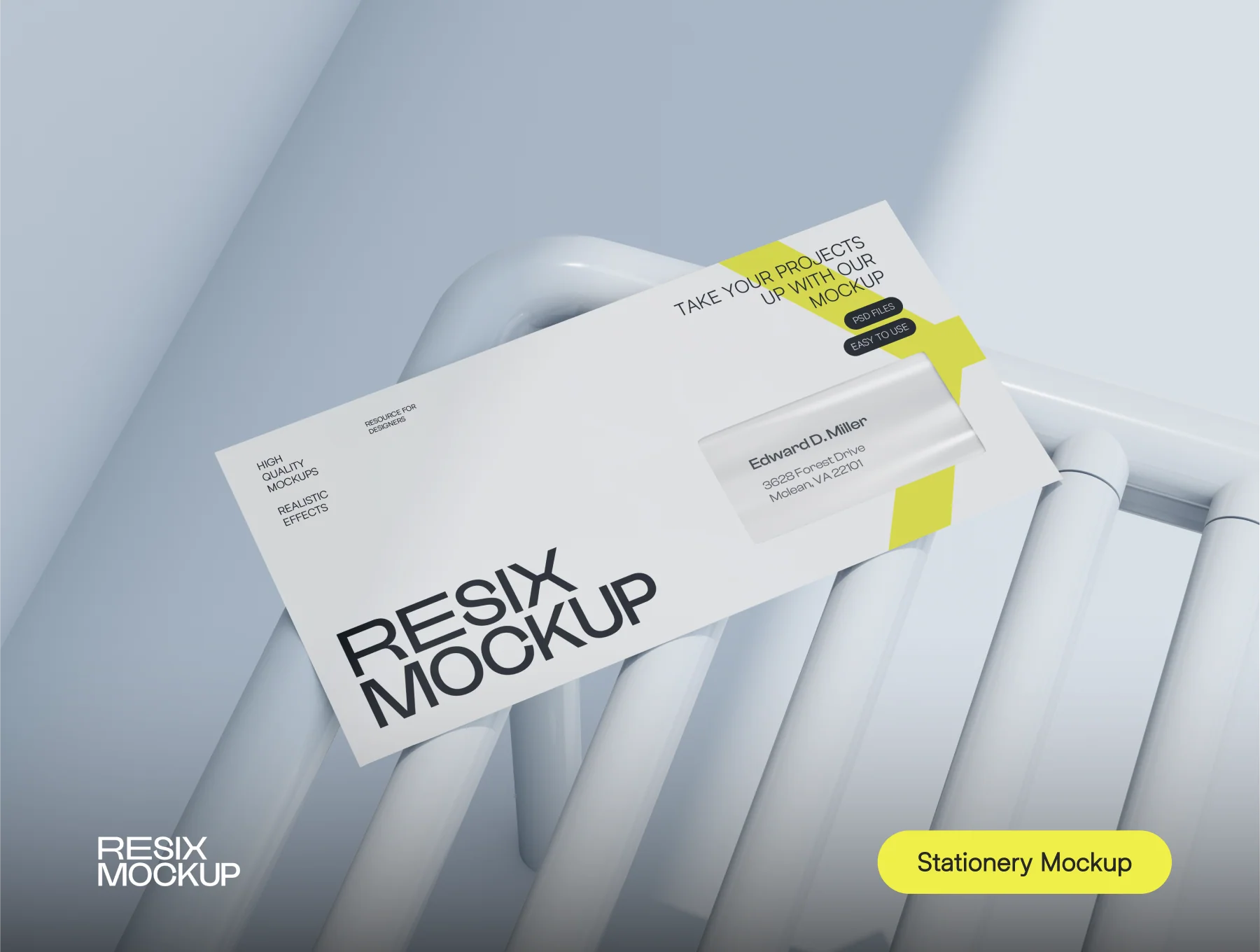 Resix - Clean Style Branding Mockup Bundle 8