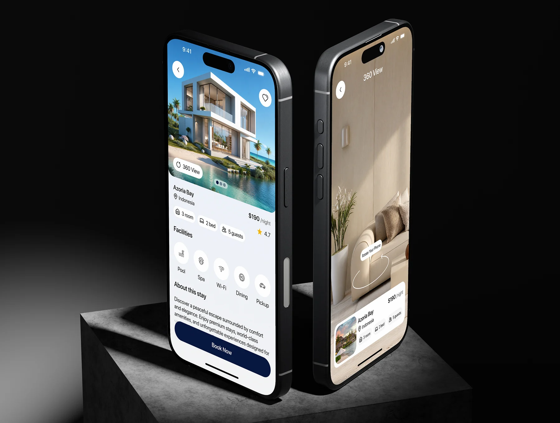 Resortly - Online Resort Booking App UI Kit 8