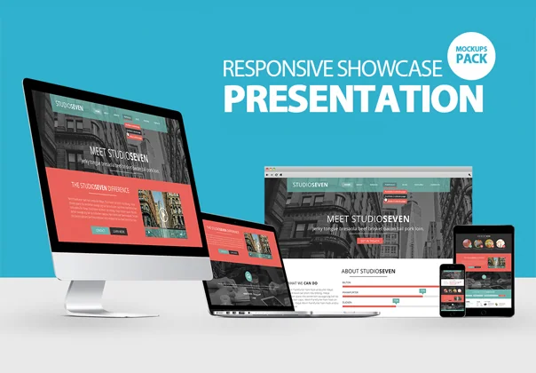 Responsive Showcase Mockups