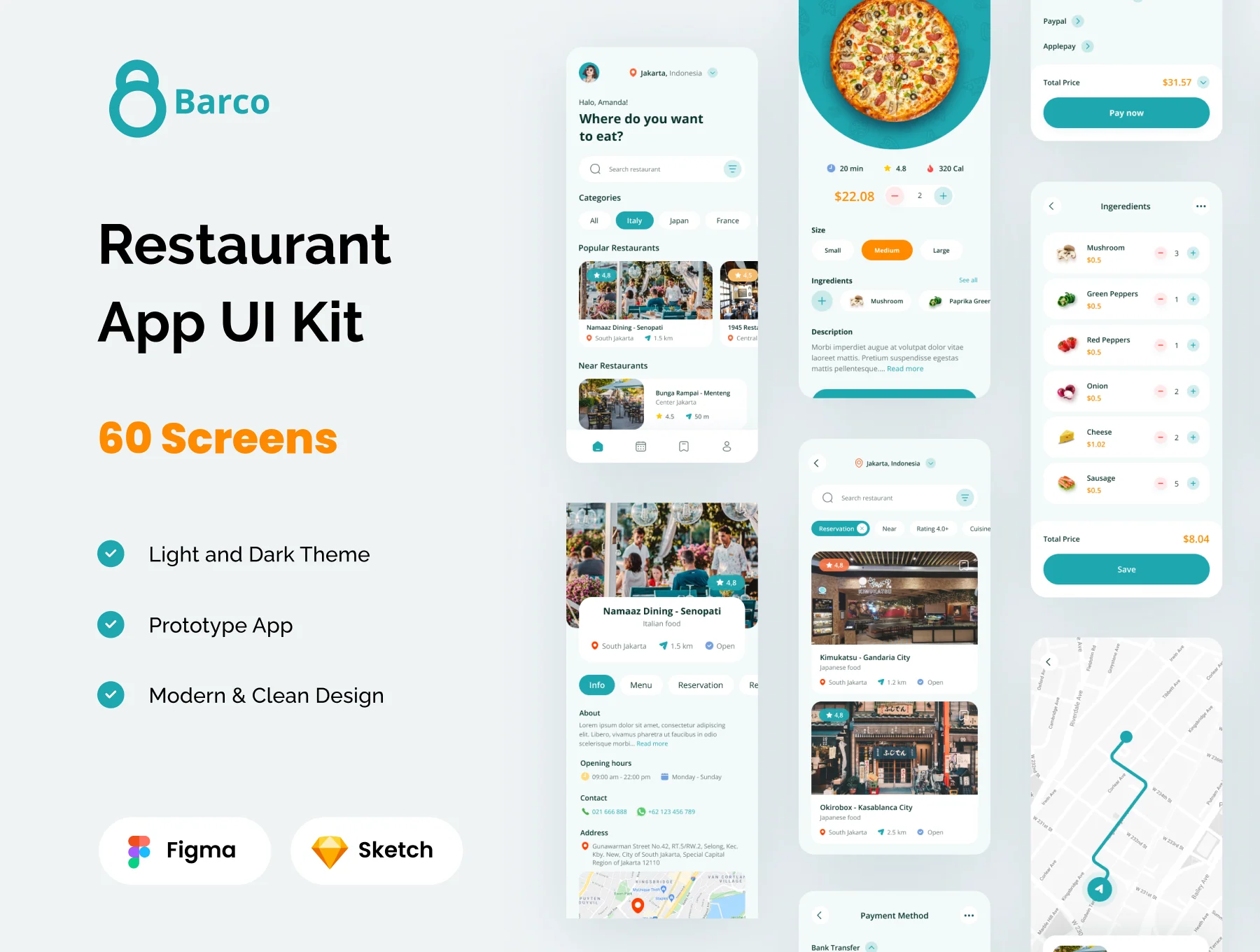 Restaurant Food App UI Kit