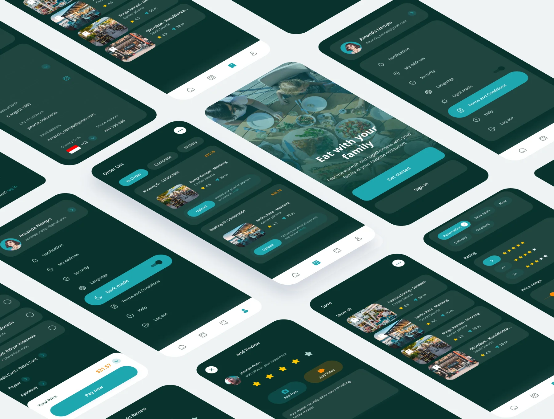 Restaurant Food App UI Kit 5