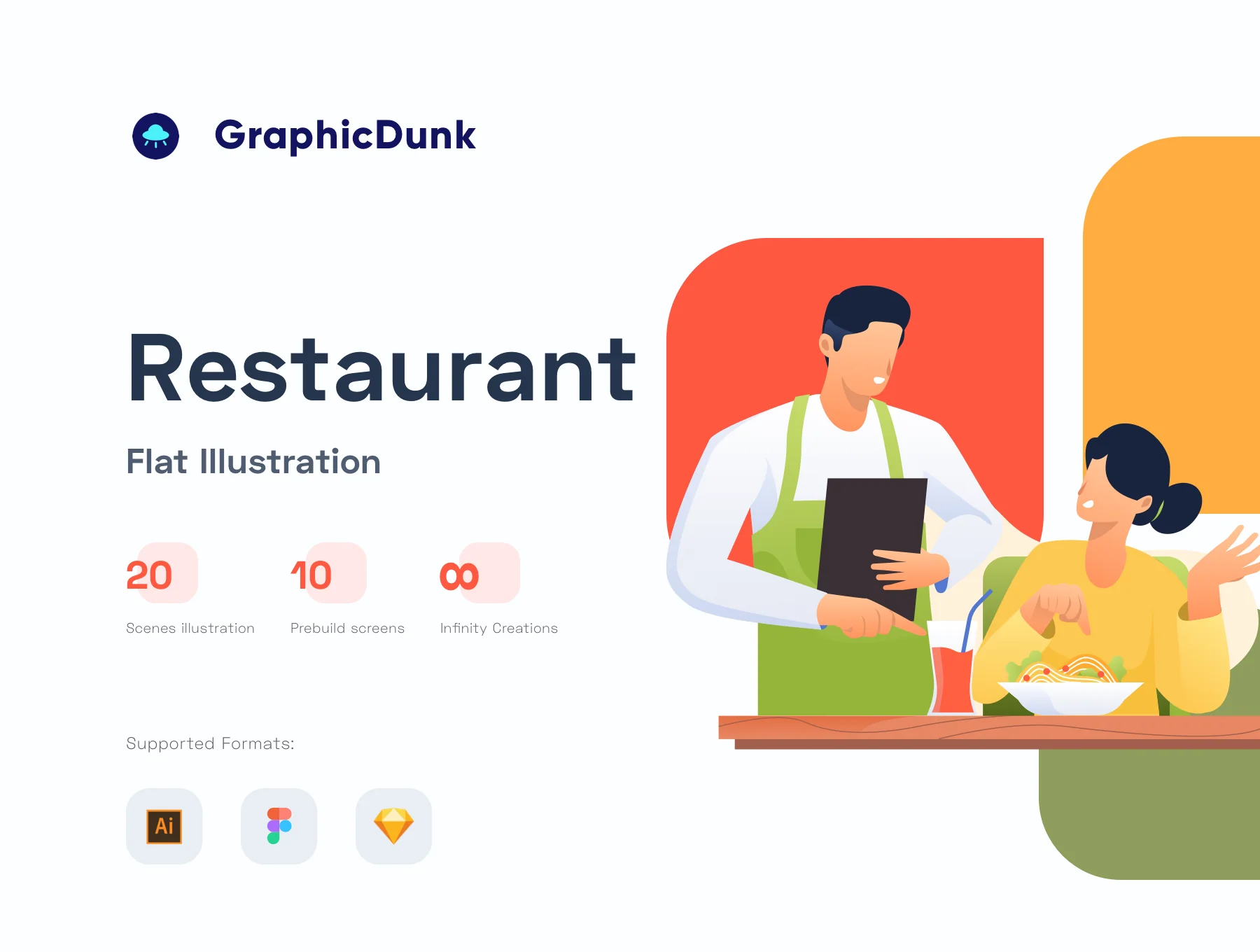Restaurant Illustration Pack