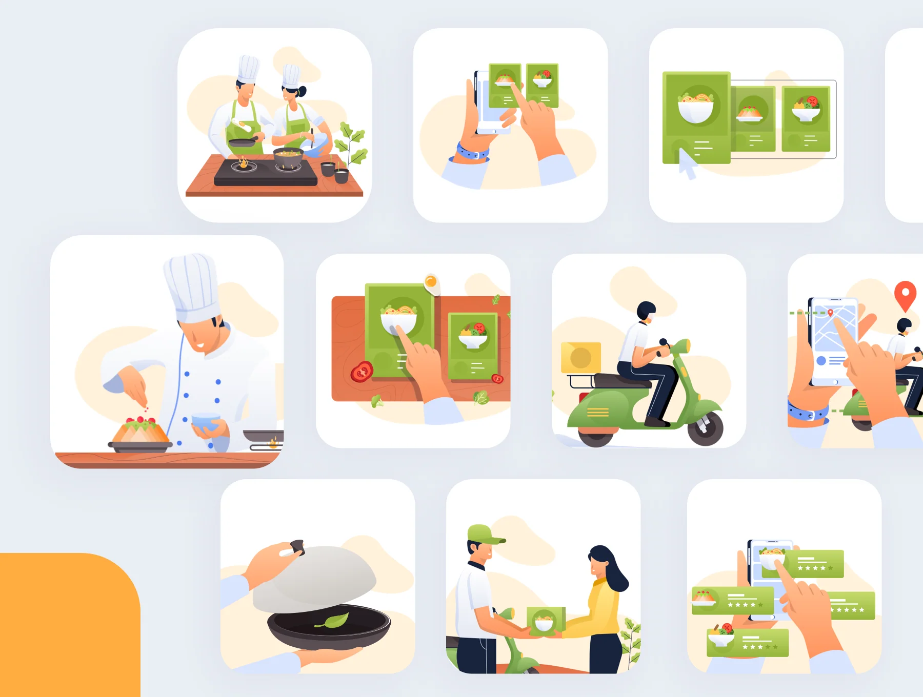 Restaurant Illustration Pack 3