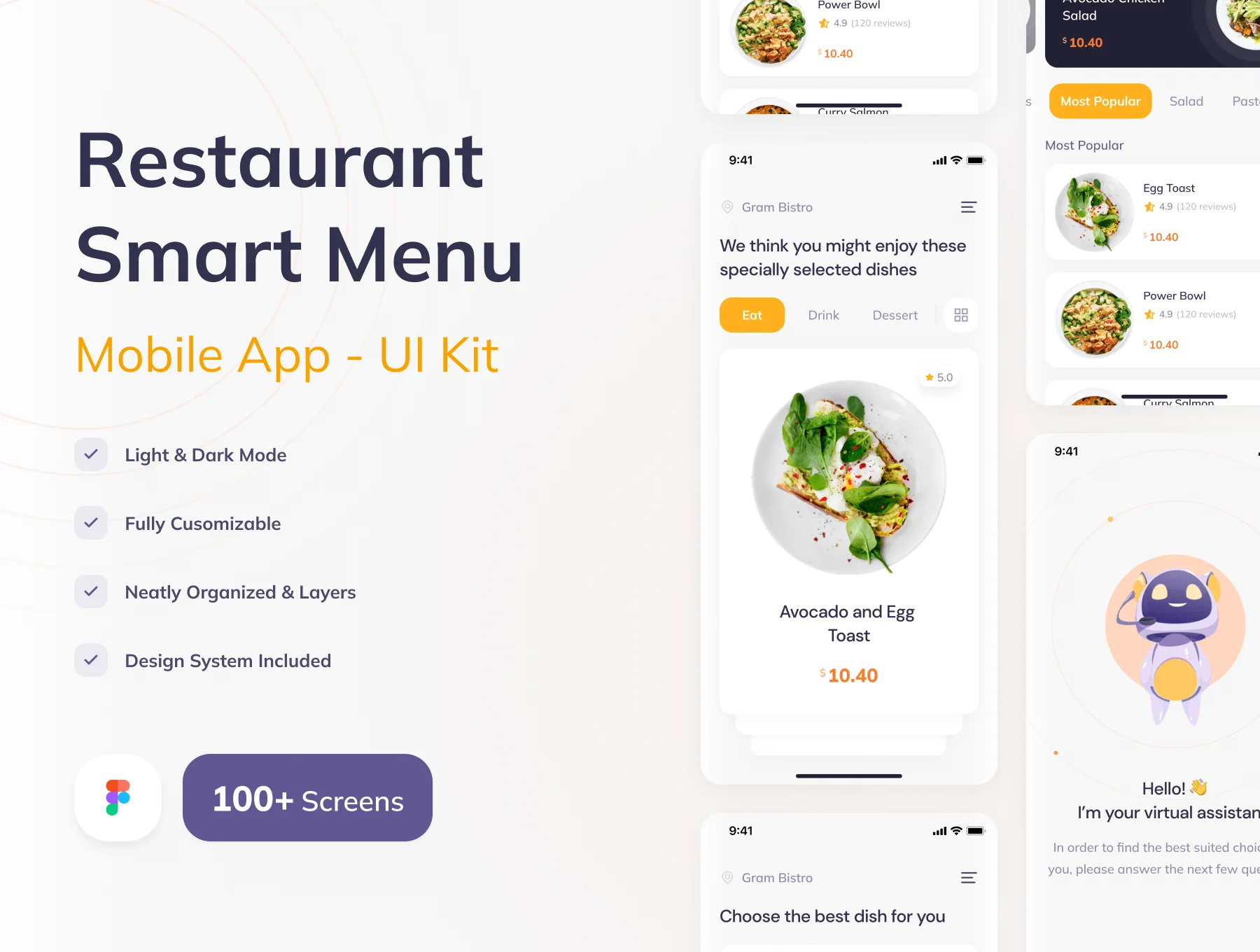 Restaurant Smart menu