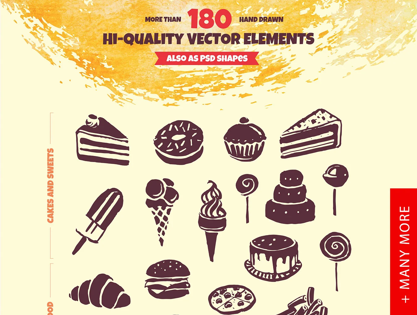 Restaurant Watercolor Kit 4