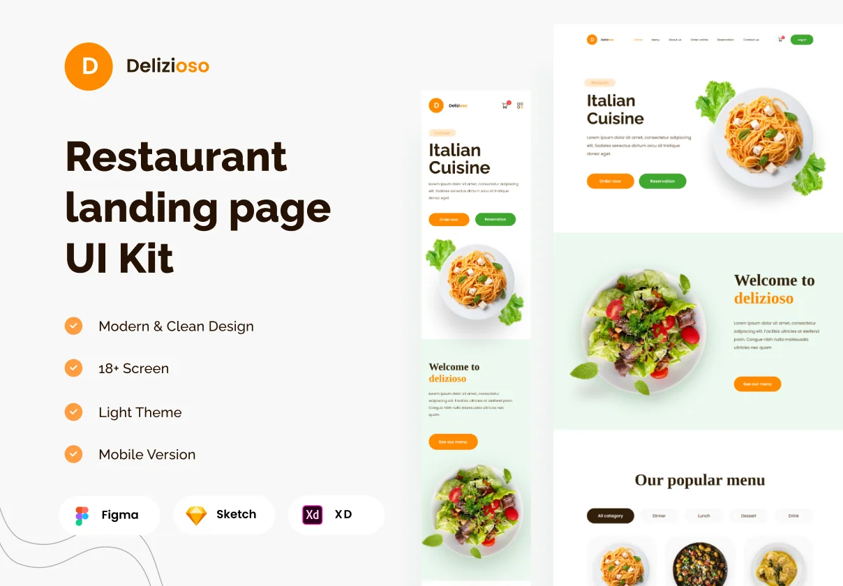 Restaurant Website Responsive