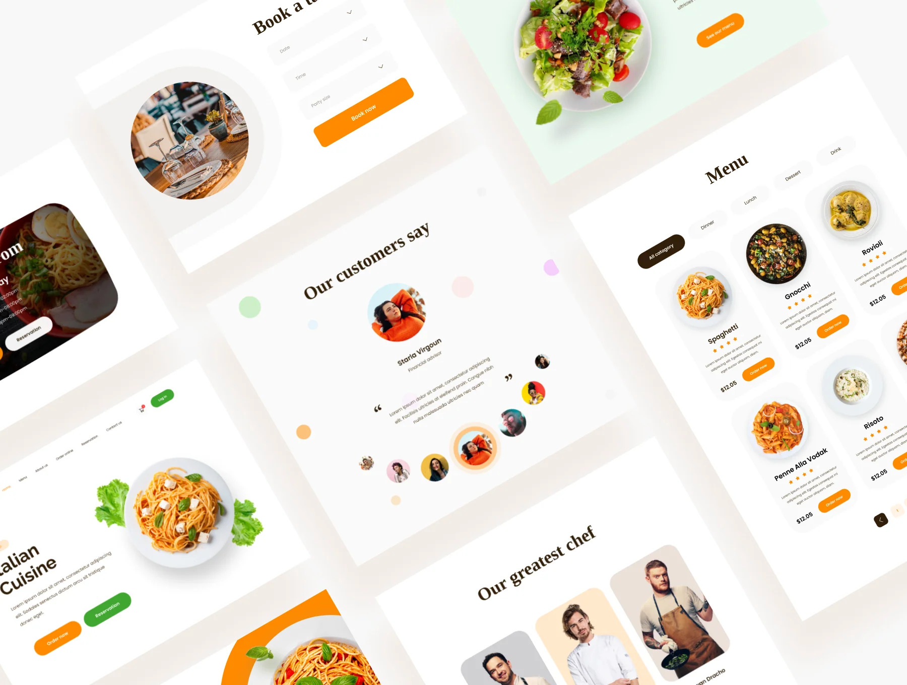 Restaurant Website Responsive 3