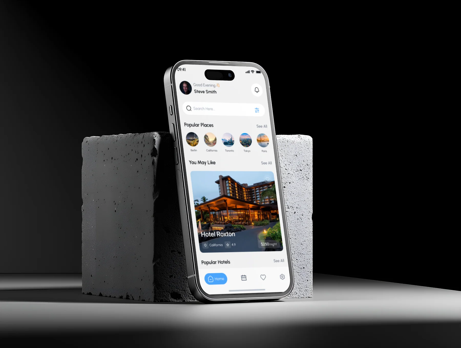RestEase - Hotel Booking Mobile App UI Kit 2