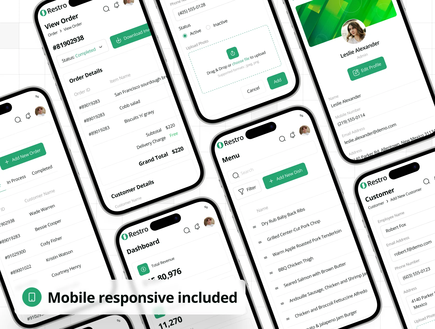 Restro - Restaurant Management Dashboard Admin UI Kit 7