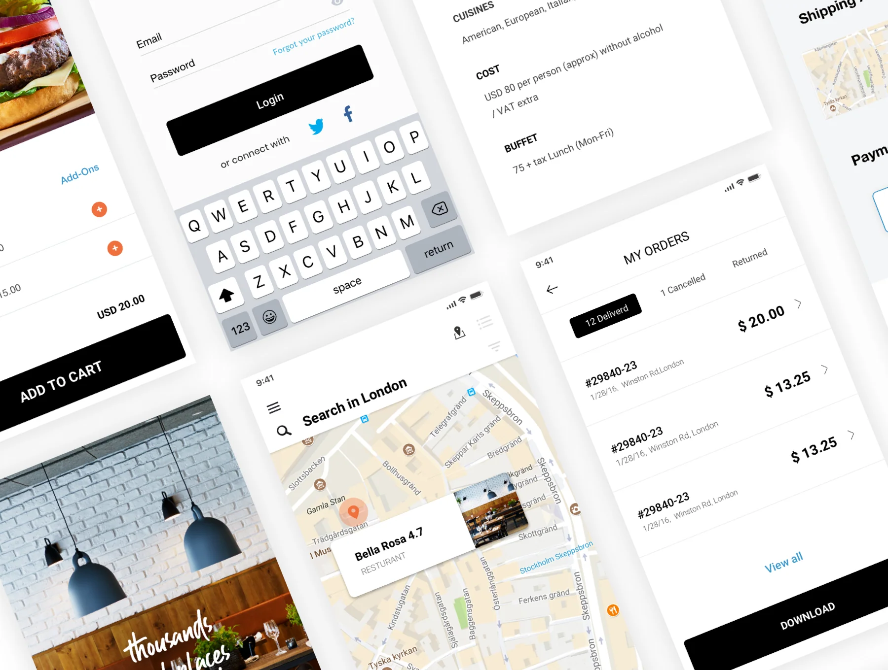 Restaurant Finder App 5