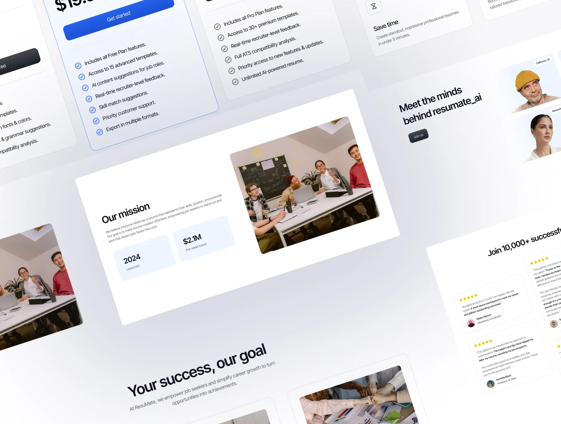 Resumate AI resume builder - Ui Kit 6