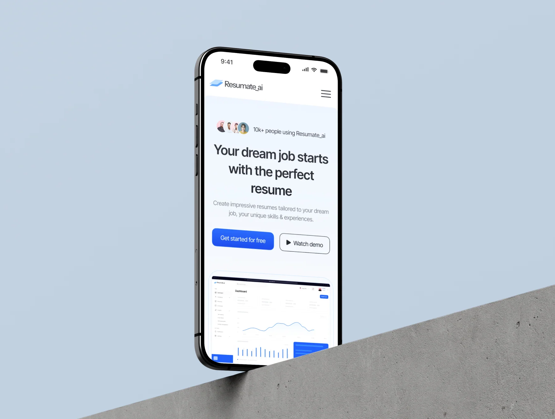 Resumate AI resume builder - Ui Kit 8