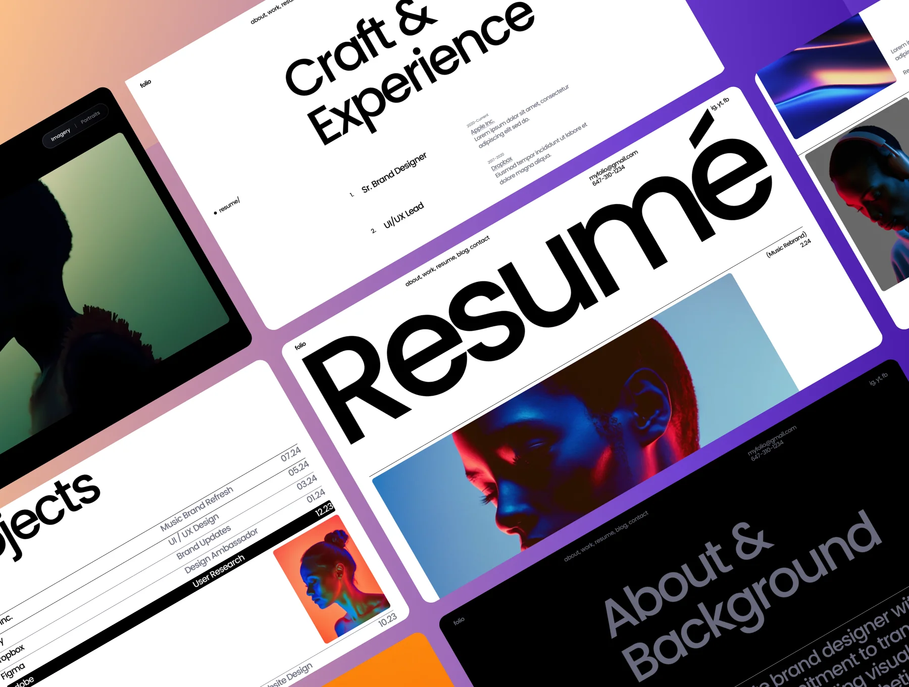 Resume & Portfolio Kit 5