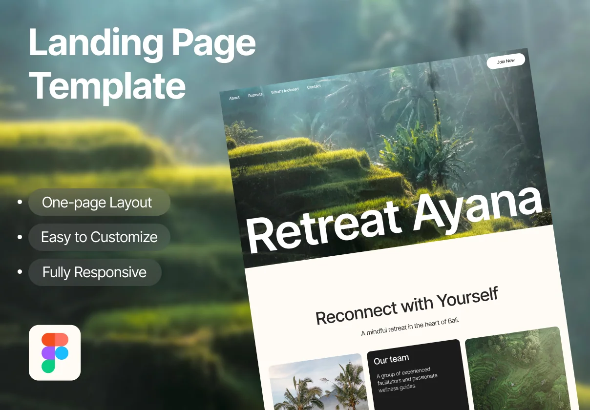 Retreat Ayana – Web UI Kit
