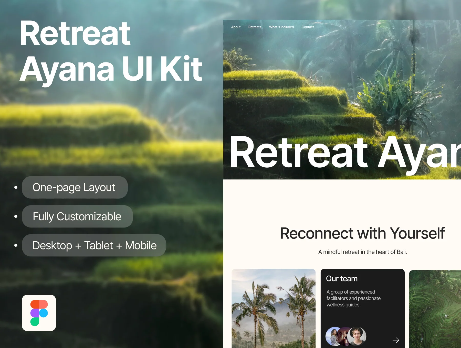 Retreat Ayana – Web UI Kit