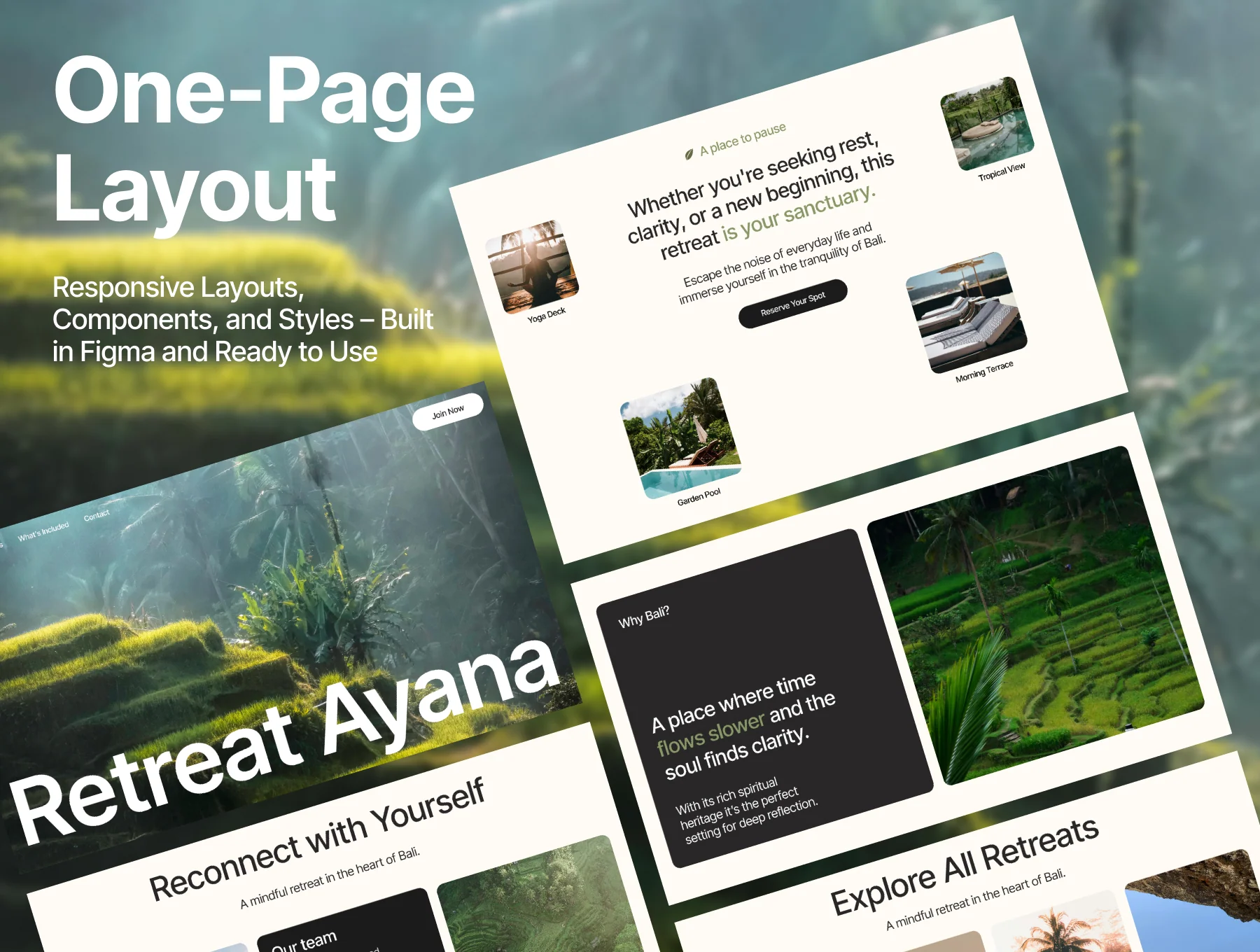 Retreat Ayana – Web UI Kit 2