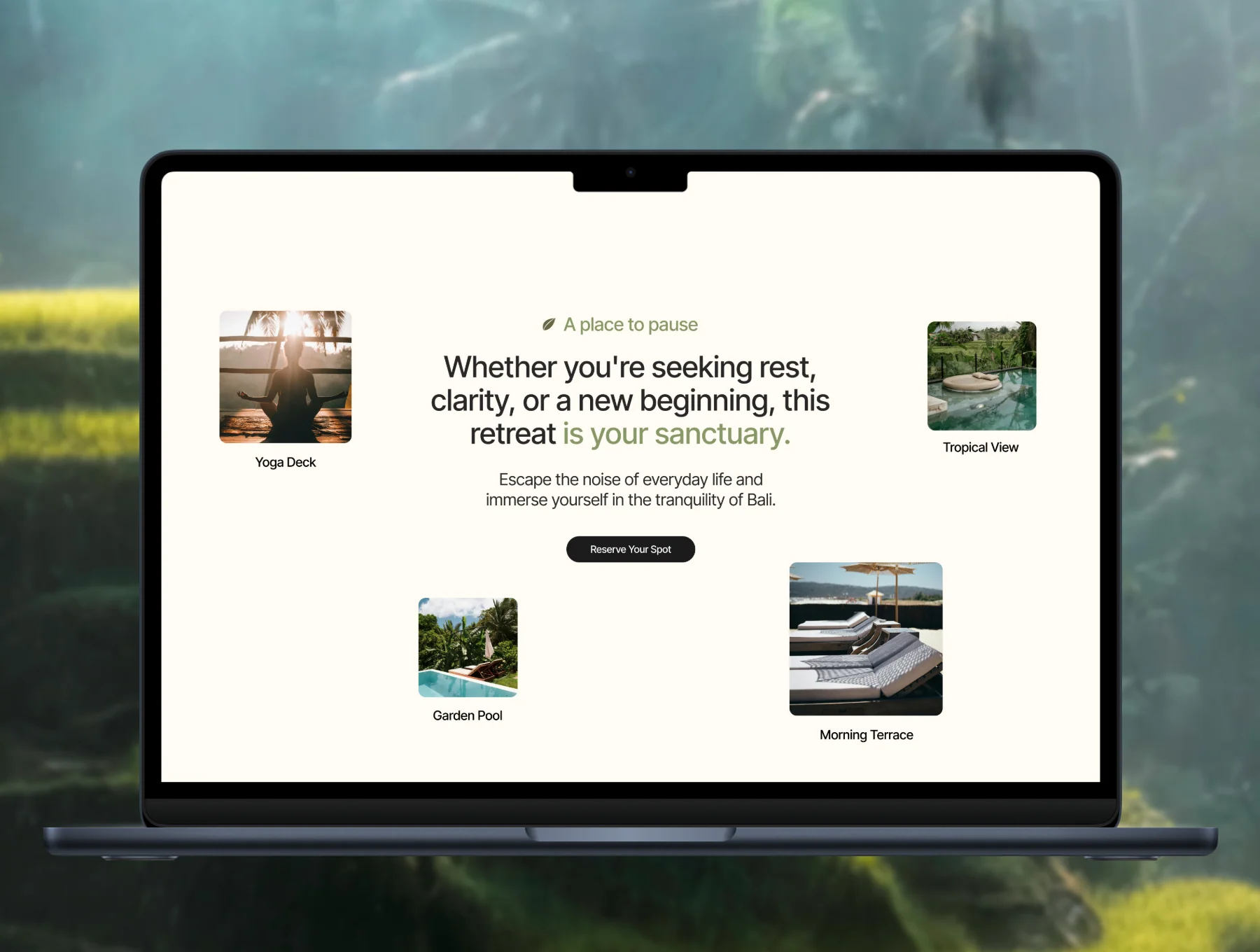 Retreat Ayana – Web UI Kit 5