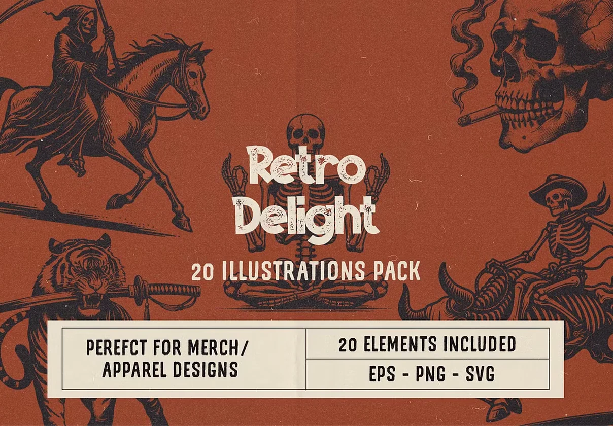 Retro-Delight-20-Illustrations-Pack