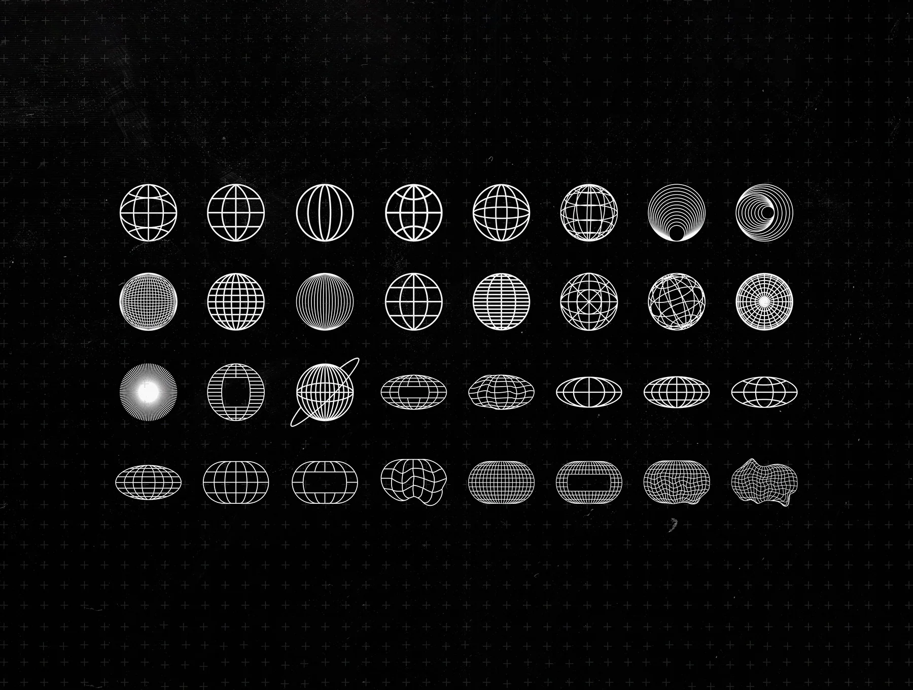 Retro-Futuristic Shapes Collection 4