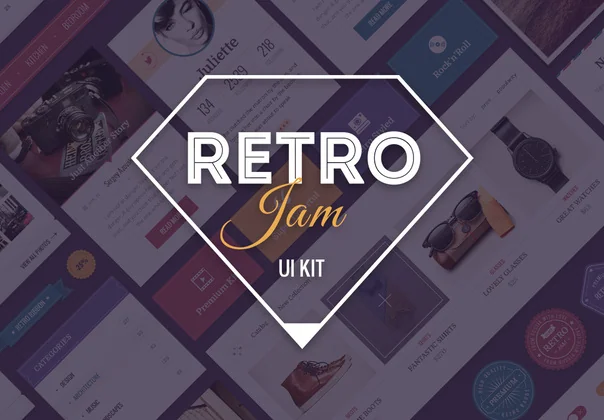 Retro Jam UI Kit