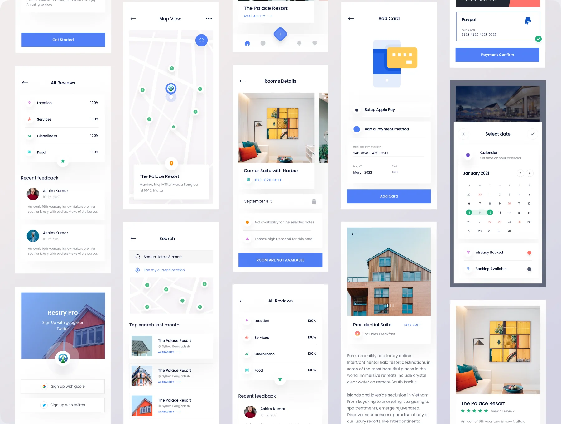Retro - Real Estate App UI KIT 5