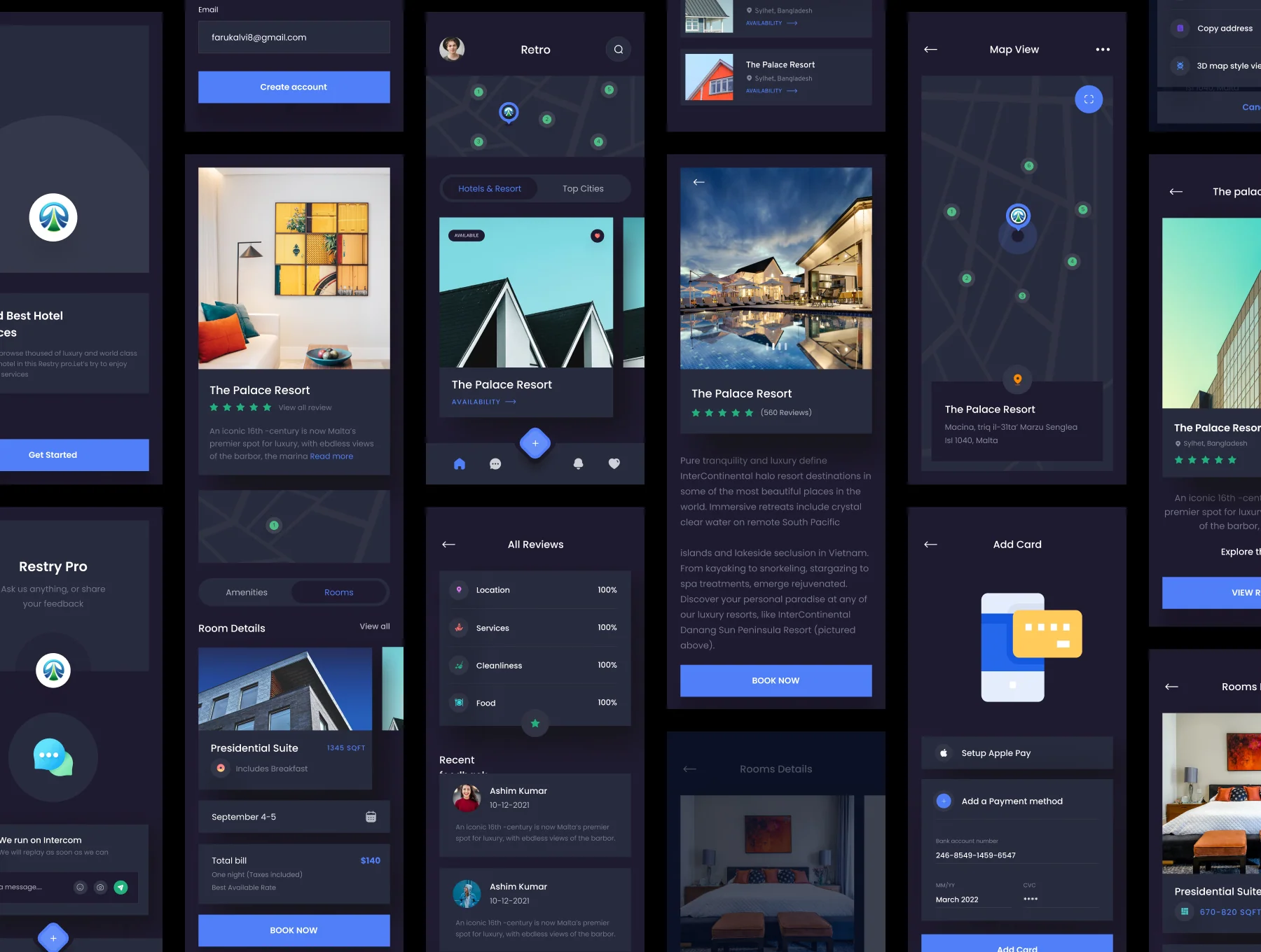 Retro - Real Estate App UI KIT 7