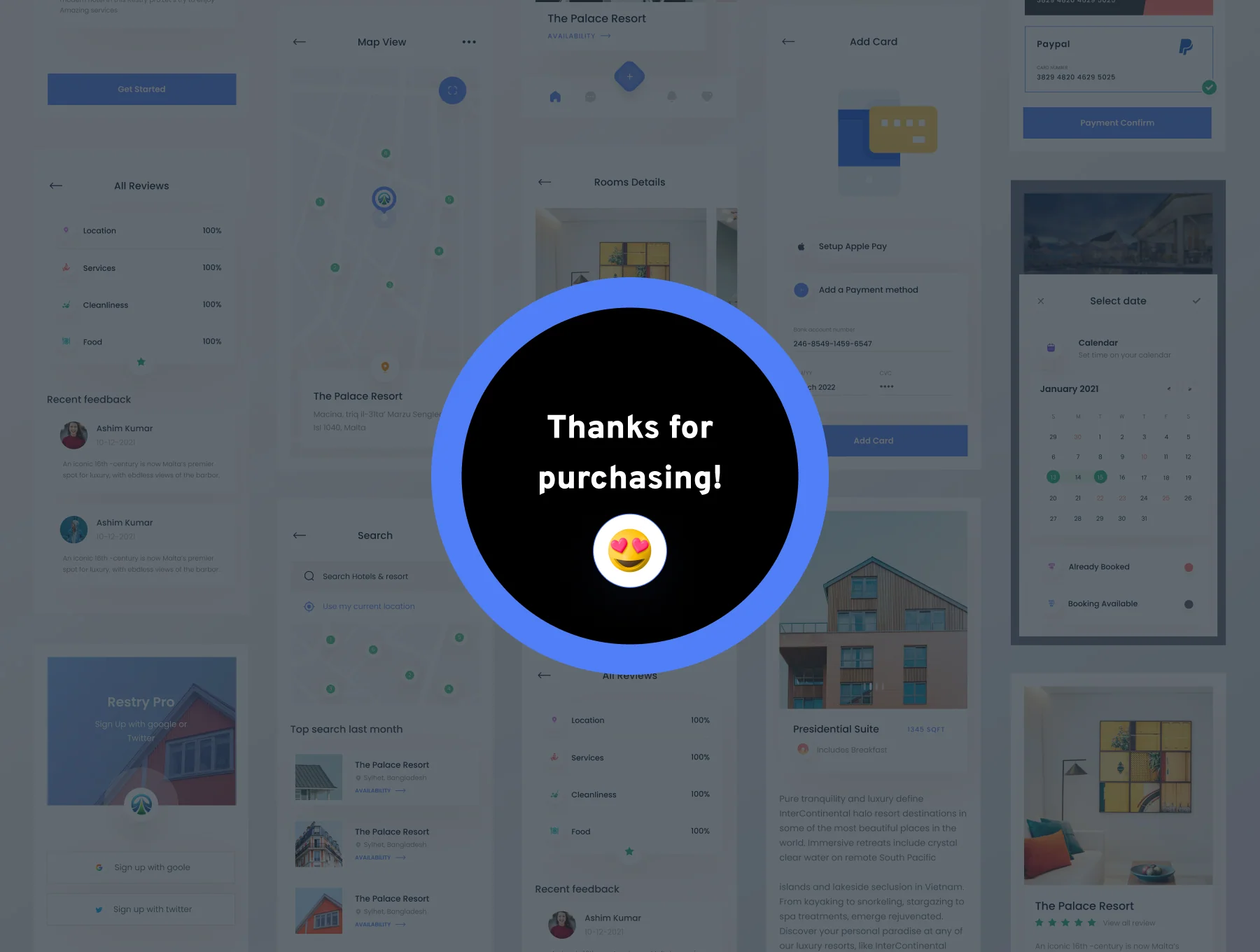 Retro - Real Estate App UI KIT 8