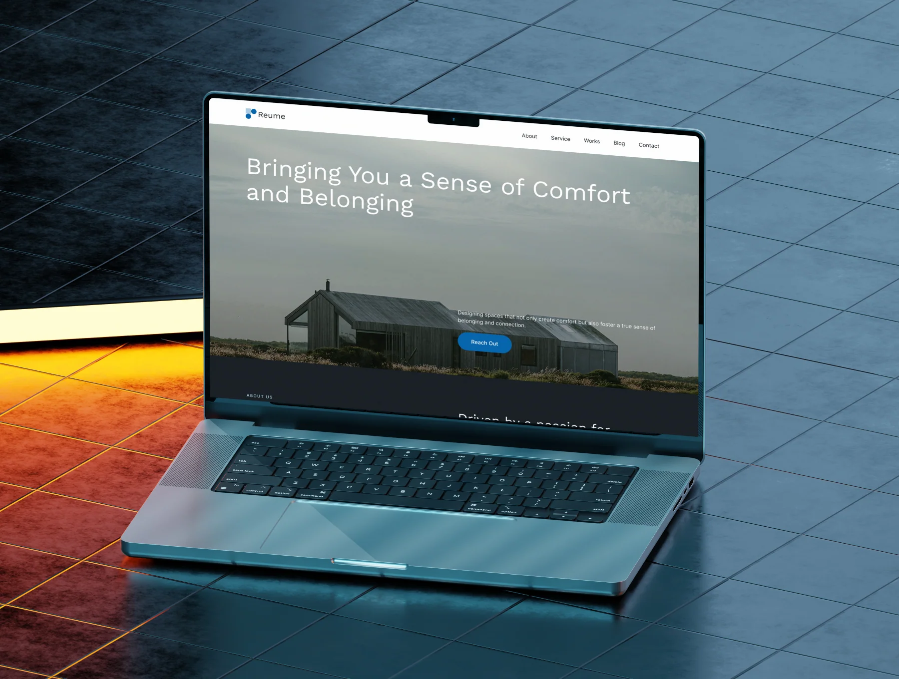 Reume - Company Profile Framer Template 4