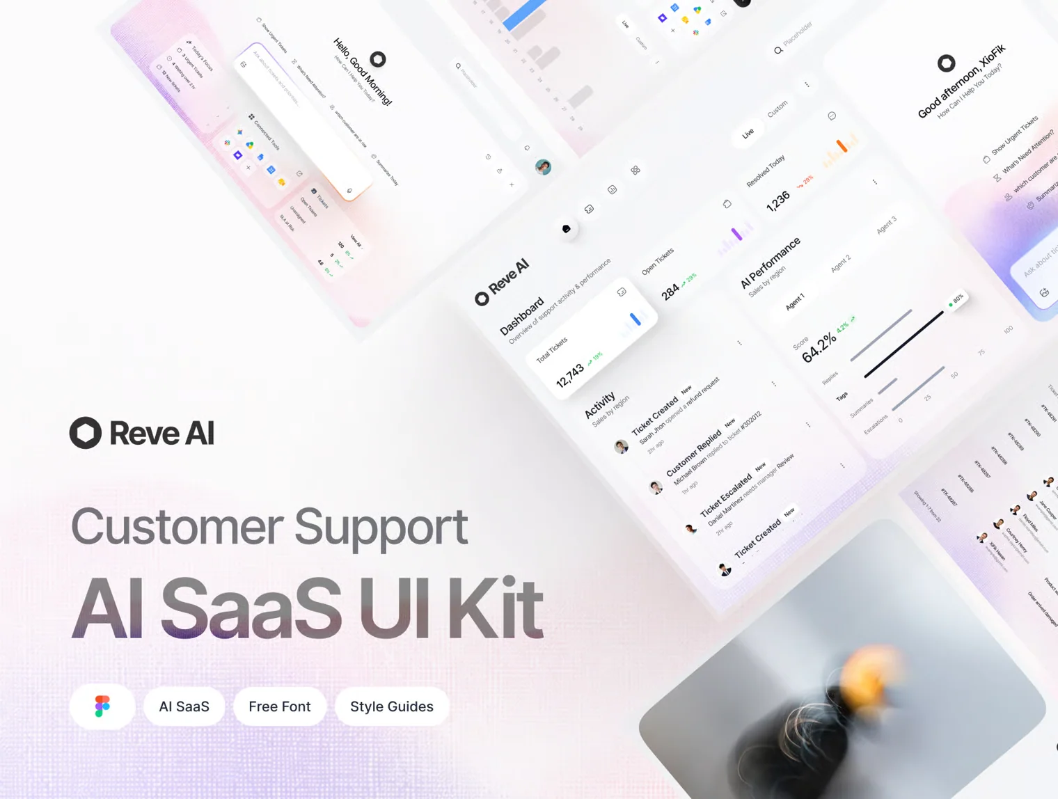 Reve AI – Customer Support SaaS UI Kit