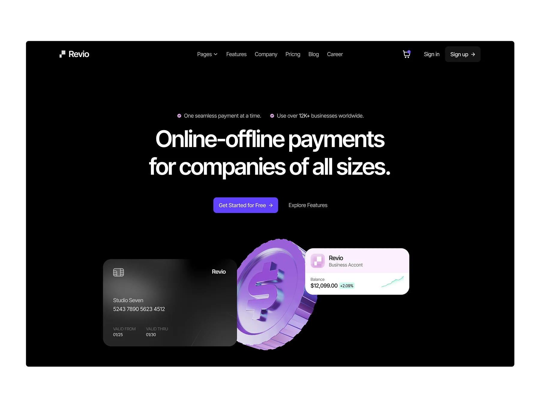 Revio - Fintech SAAS