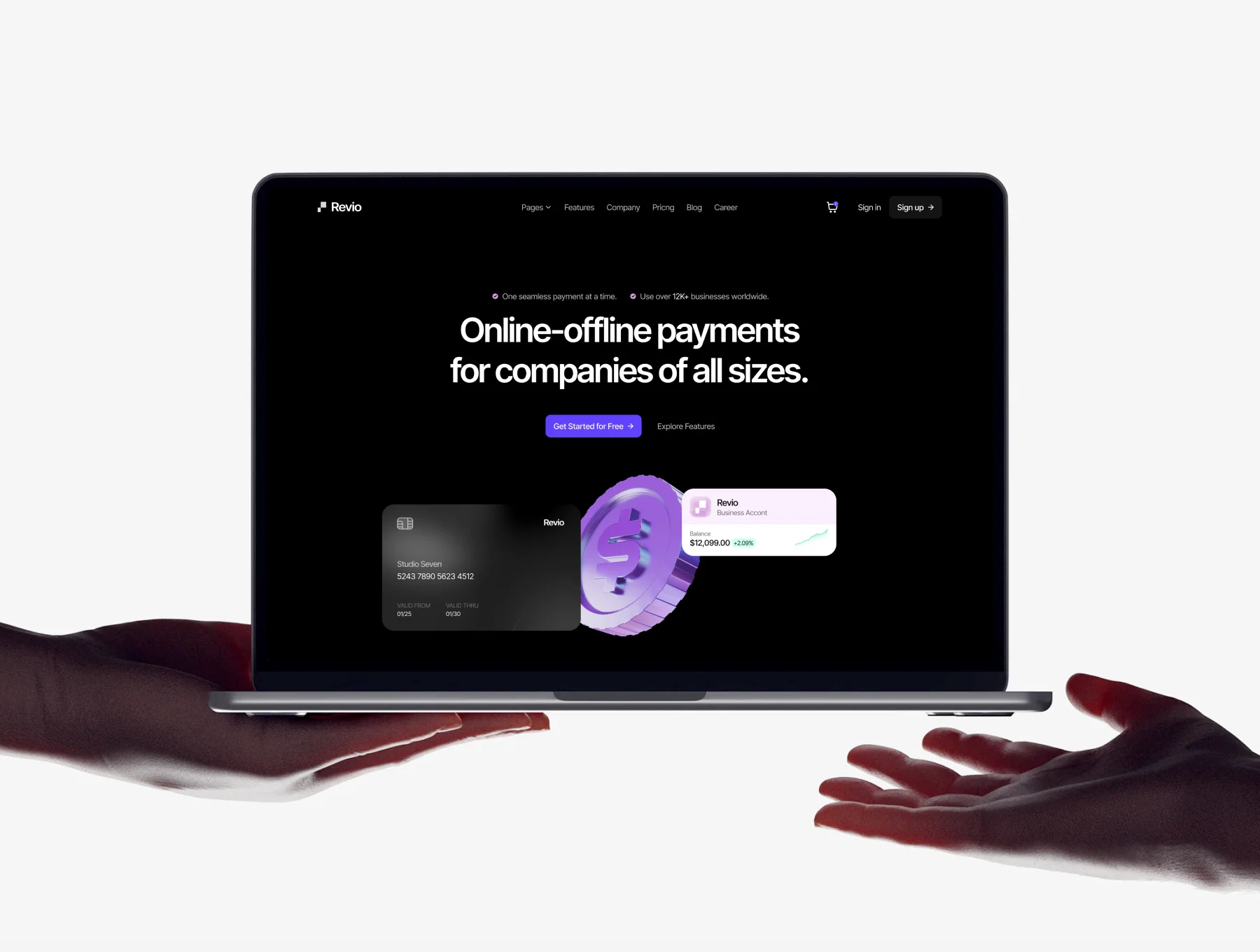 Revio - Fintech SAAS 3