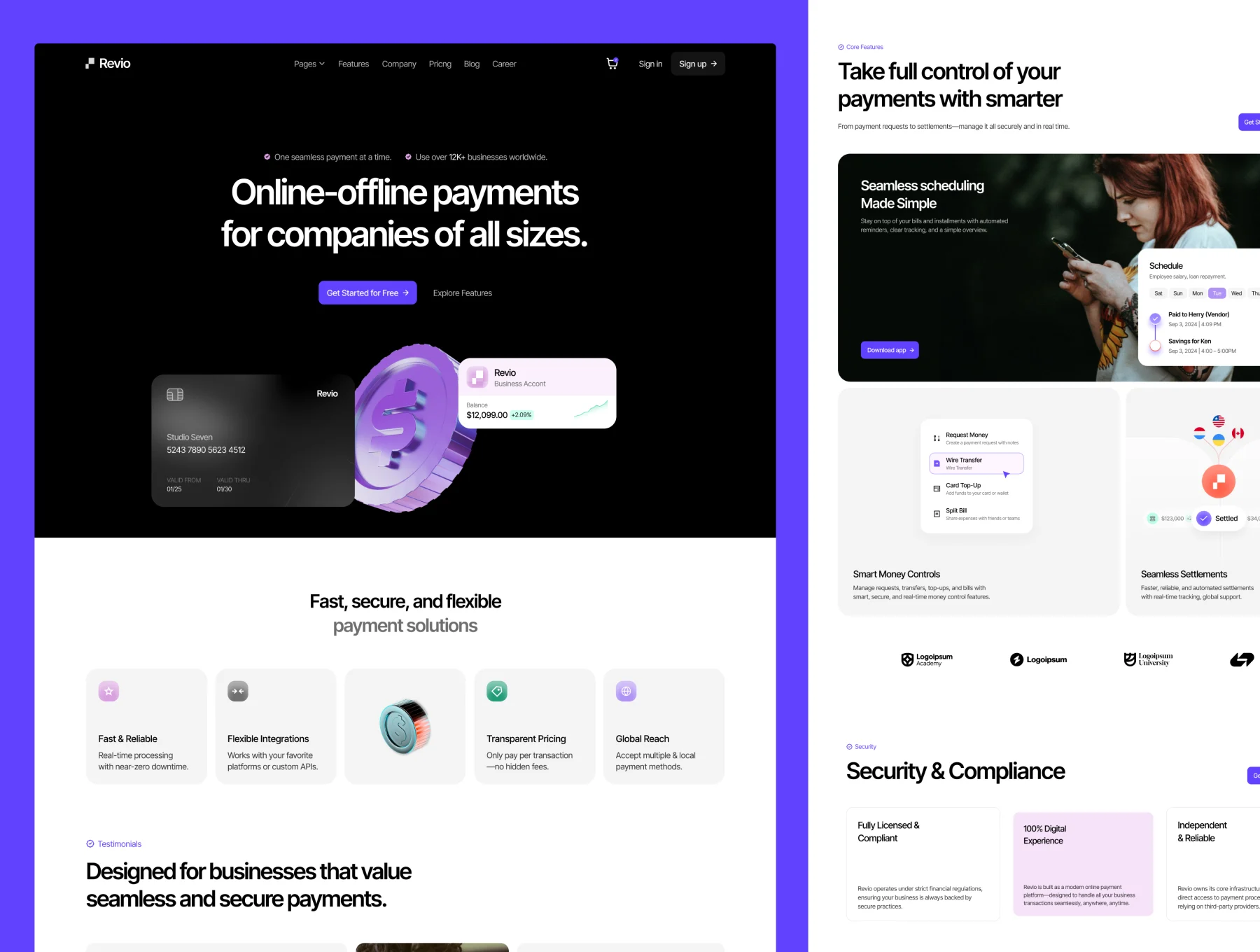 Revio - Fintech SAAS 4