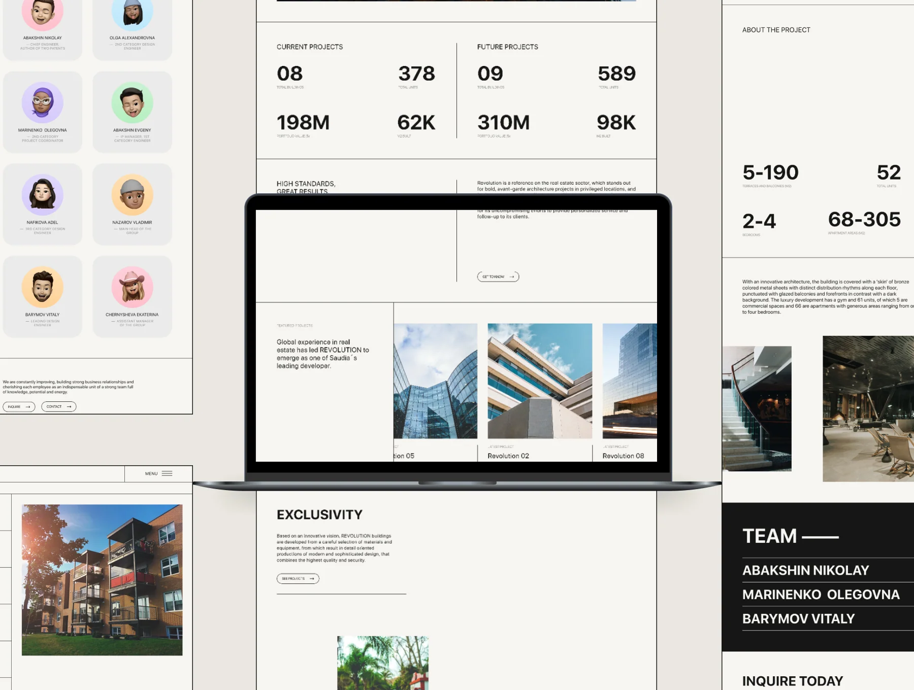 Revolution | Architecture or Real estate website template 5