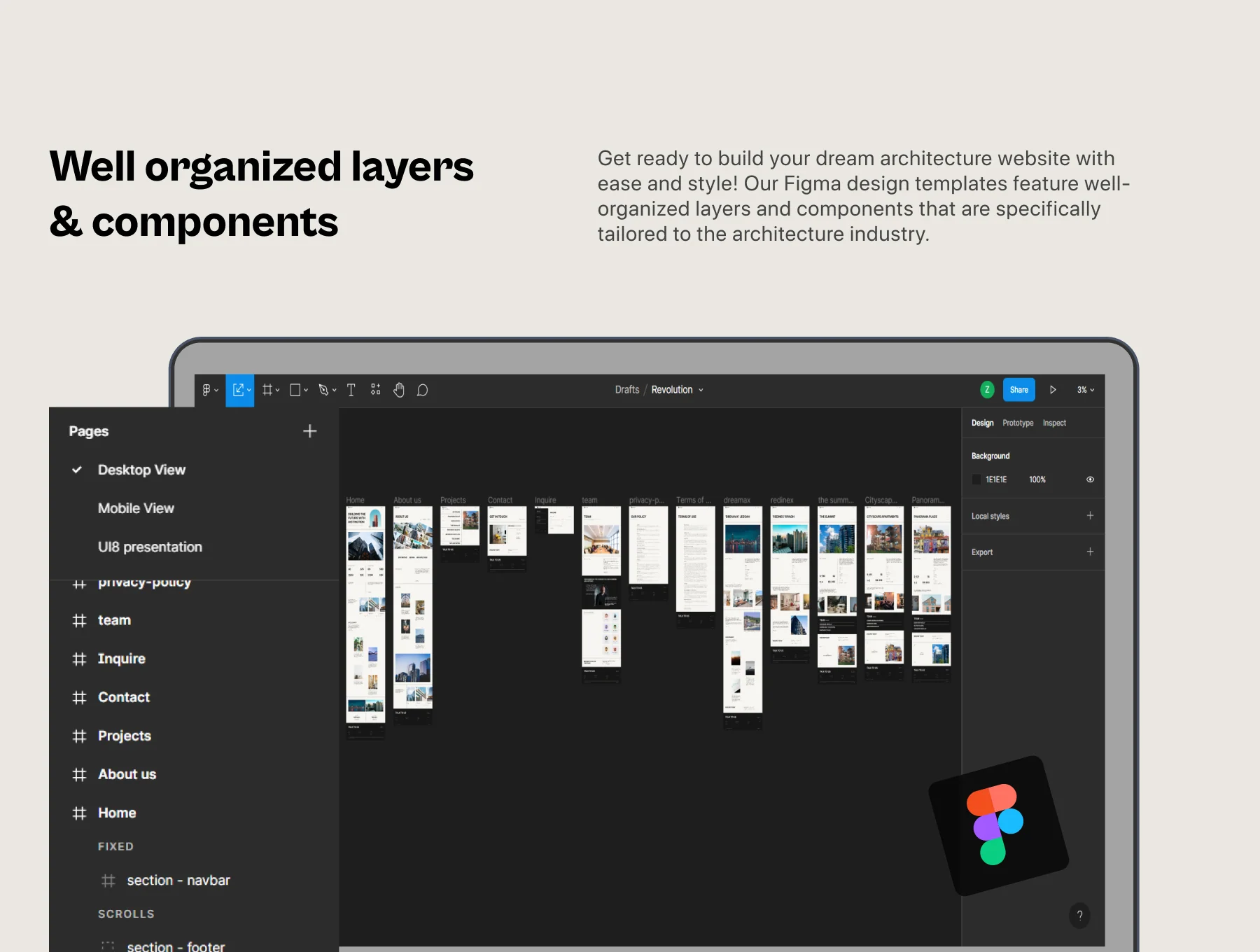 Revolution | Architecture or Real estate website template 7