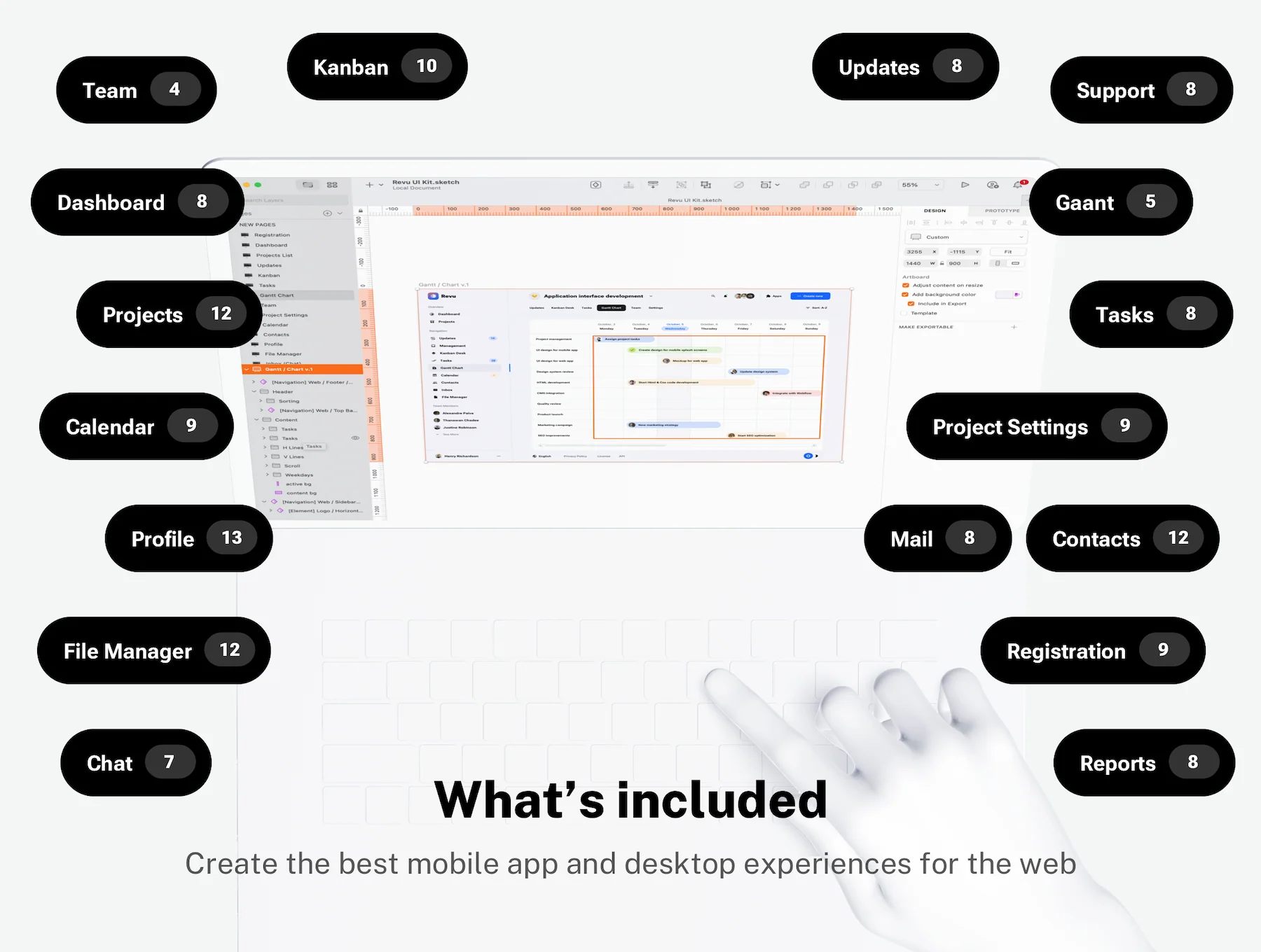 Revu - Multipurpose UI kit for SaaS Startups 7