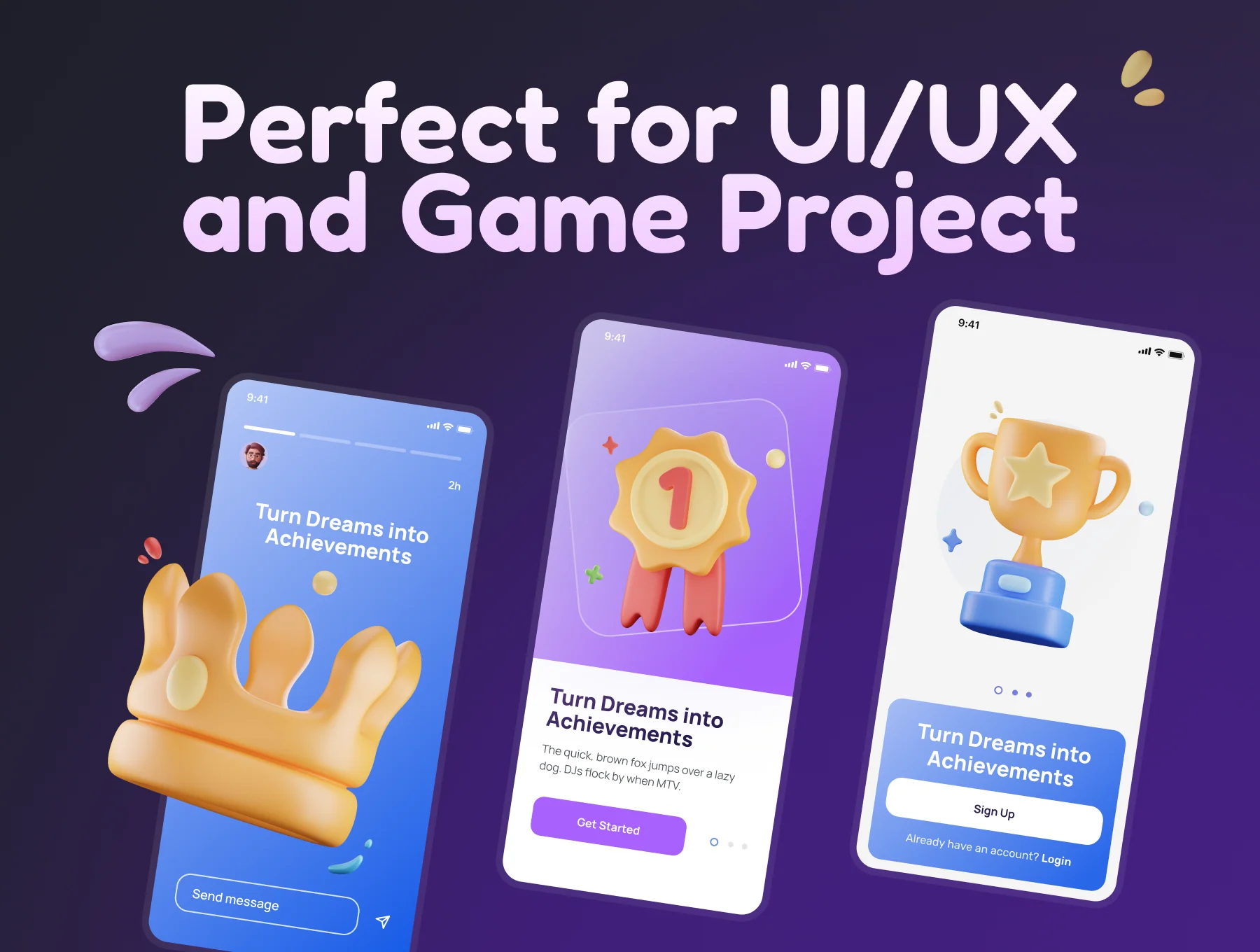 Awardly - Reward & Achievement 3D Icon Set 5