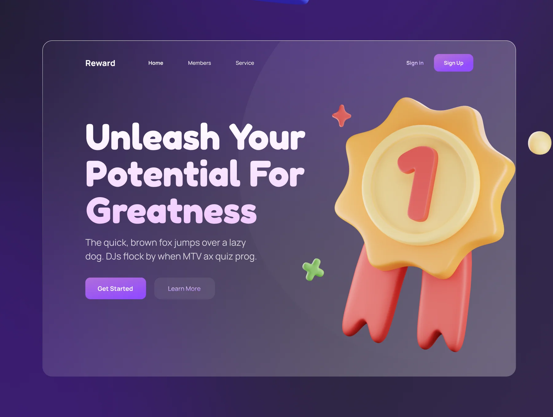 Awardly - Reward & Achievement 3D Icon Set 6