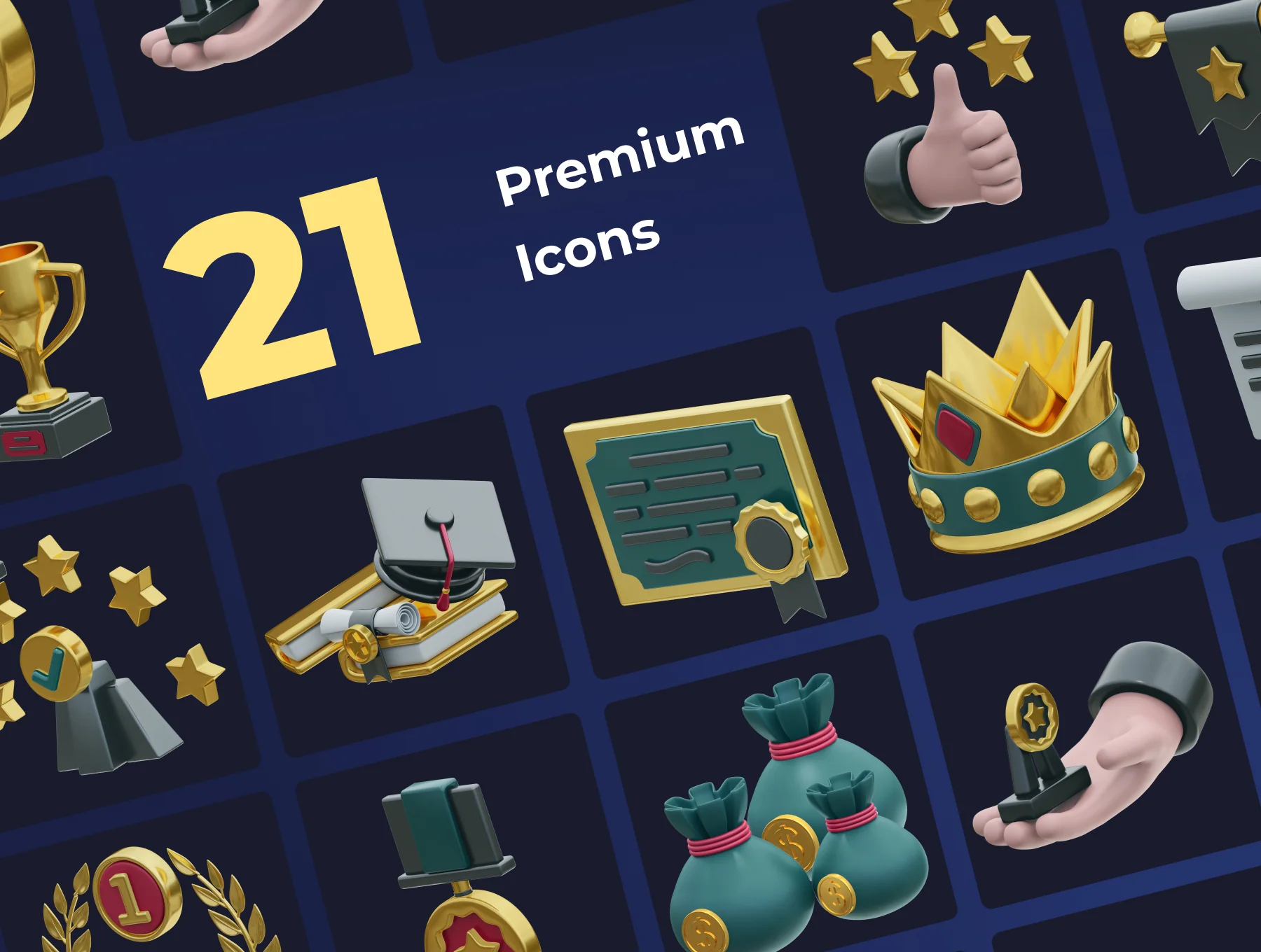 Reward & Success Icons 7