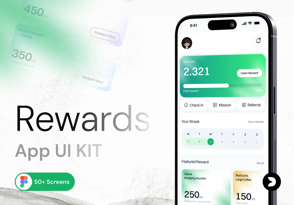 Rewards & Loyalty App UI Kit