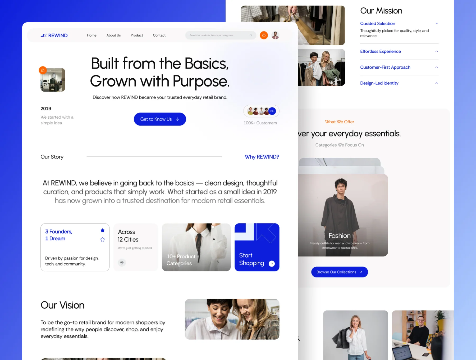 Rewind - Retail & Shop Web UI 2